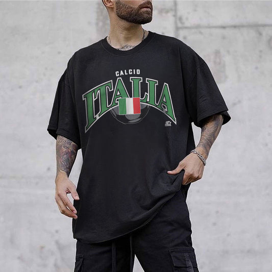 Calcio Italia Men's Loose Fit T-Shirts