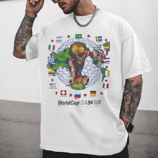 FIFA World Cup USA 1994 Men's Crew Neck T-Shirts