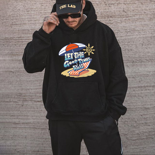 Let The Good Times Roll Holiday Men's Hoodie