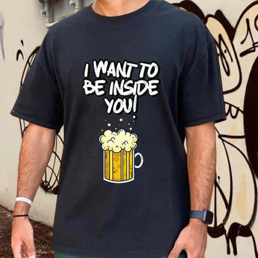 Bubbly Beer Wish Playful T-Shirt