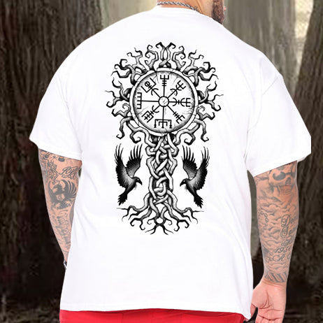 Retro Viking Runes Men's Graphic T-shirt Big and Tall