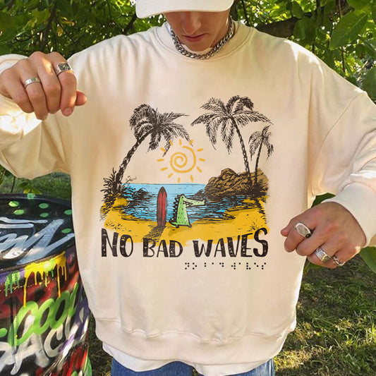 No Bad Waves Men's Sweatshirt