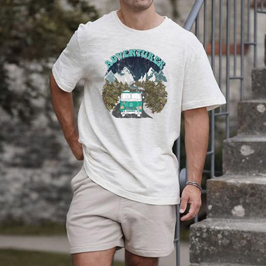 Adventurer Graphic Print Loose Men's T-Shirt