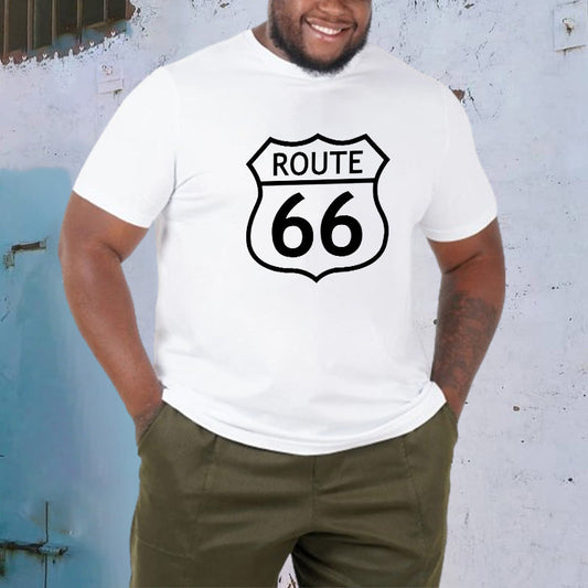 ROUTE 66 Men's Cotton T-shirt 230 GSM Big & Tall