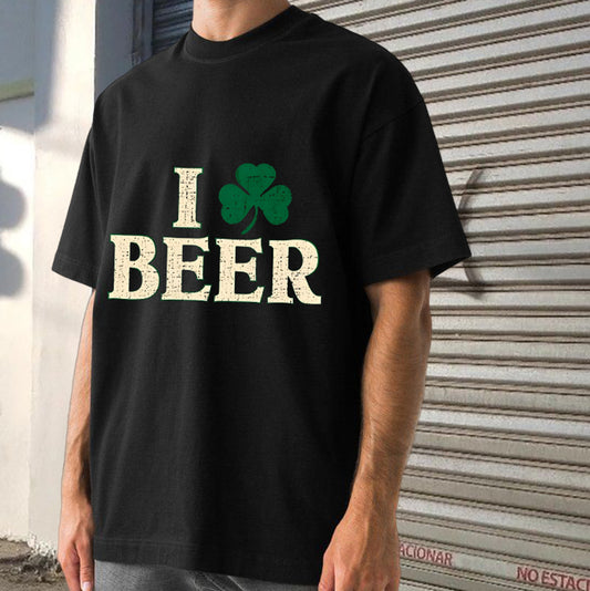 St. Patrick's Lucky Clover Beer Love Tee