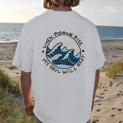 The Great Ocean Waves Men's Cotton T-Shirt