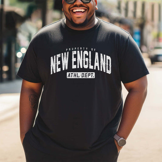 New England Men's Short Sleeve T-Shirts Big & Tall