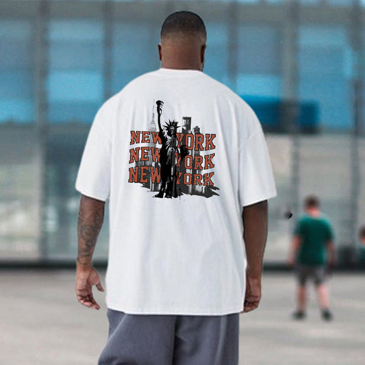 New York Men's Fashion Streetwear T-shirt Big & Tall