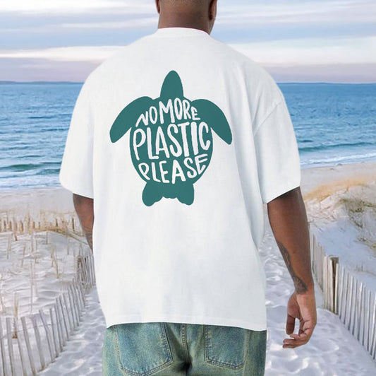 No More Plastic Men's Ocean Defender Big & Tall T-shirt