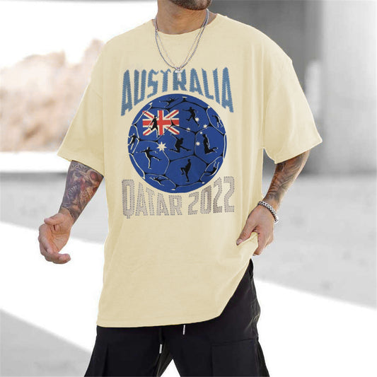 Qatar 2022 Australia The World Cup Men's Trendy T-Shirts