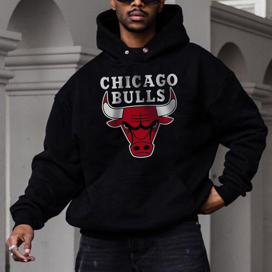 Chicago Bulls Men's Fleeced Hoodie