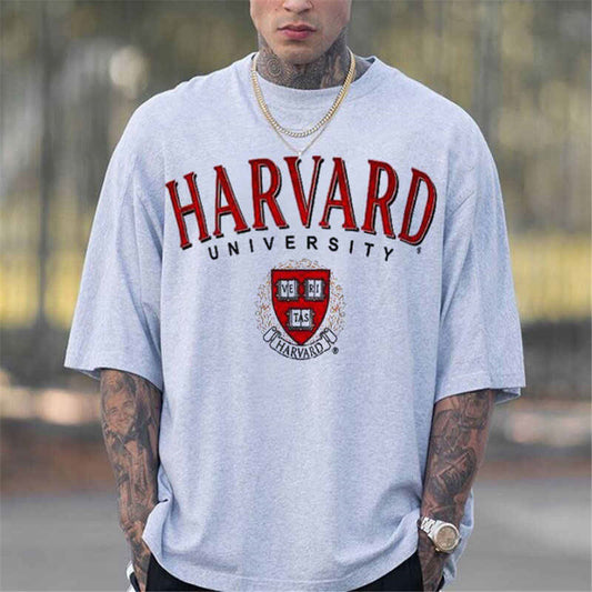 Harvard University Graphic Print Men's T-Shirt