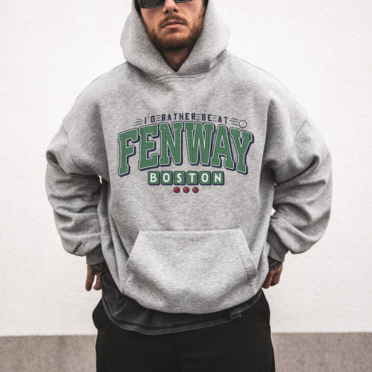 Fenway Alphabet Graphic Print Casual Men's Sweatshirt